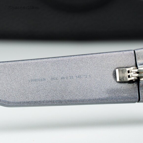 Loewe Men Sunglasses Grey Silver Mirror Rectangle LW40033I 05X NEW AUTHENTIC - Picture 6 of 15